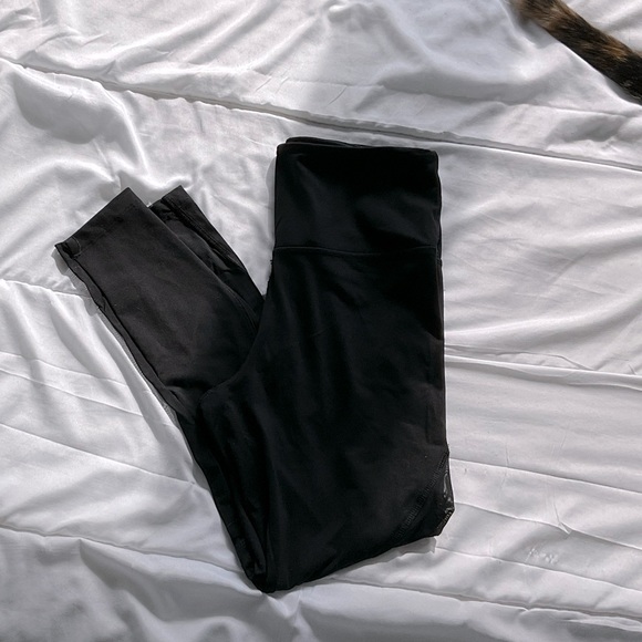 PINK high waisted mesh leggings - Picture 2 of 5